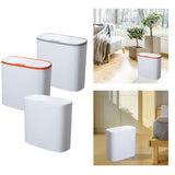 Maxbell Maxbell Intelligent Trash Bin Recycling Rubbish Basket for Home Bathroom Kitchen White