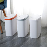 Maxbell Maxbell Intelligent Trash Bin Recycling Rubbish Basket for Home Bathroom Kitchen White