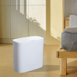 Maxbell Maxbell Intelligent Trash Bin Recycling Rubbish Basket for Home Bathroom Kitchen White