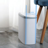 Maxbell Maxbell Intelligent Trash Bin Recycling Rubbish Basket for Home Bathroom Kitchen Gray