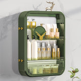 Maxbell Maxbell Toiletries Storage Rack Bathroom Shelf Vanity Organizer Rack for Home Green