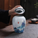 Maxbell Flower Vase Ginger Jar Ceramic Flower Plants Holder Home Weddings Desk