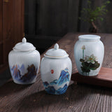 Maxbell Flower Vase Ginger Jar Ceramic Flower Plants Holder Home Weddings Desk