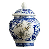Maxbell Vintage Style Tea Canister with Lid 900ml Multiuse for Countertop Pantry