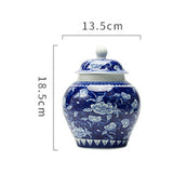 Maxbell Vintage Style Tea Canister with Lid 900ml Multiuse for Countertop Pantry