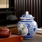 Maxbell Maxbell Glazed Porcelain Dried Flower Vase Living Room Decoration Ceramic Ginger Jar