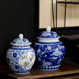 Maxbell Maxbell Glazed Porcelain Dried Flower Vase Living Room Decoration Ceramic Ginger Jar