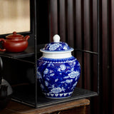 Maxbell Maxbell Glazed Porcelain Dried Flower Vase Living Room Decoration Ceramic Ginger Jar