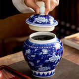 Maxbell Maxbell Glazed Porcelain Dried Flower Vase Living Room Decoration Ceramic Ginger Jar