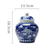 Maxbell Maxbell Glazed Porcelain Dried Flower Vase Living Room Decoration Ceramic Ginger Jar