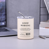 Maxbell Maxbell Portable Insulated Coffee Mug with Straw for Hot and Cold Drinks 350ml