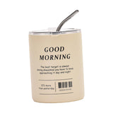 Maxbell Maxbell Portable Insulated Coffee Mug with Straw for Hot and Cold Drinks 350ml