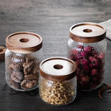 Maxbell Maxbell Airtight Storage Jar Cookie Jar with Lid Container Glass for Home Kitchen 500ml