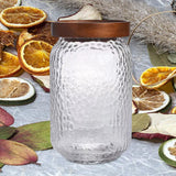 Maxbell Maxbell Airtight Storage Jar Cookie Jar with Lid Container Glass for Home Kitchen 700ml