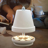 Maxbell Maxbell Heater Lamp Light Warmer Tea Light for Living Room Cafe Birthday Gifts White