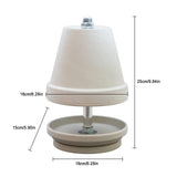 Maxbell Maxbell Heater Lamp Light Warmer Tea Light for Living Room Cafe Birthday Gifts White