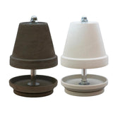 Maxbell Maxbell Heater Lamp Light Warmer Tea Light for Living Room Cafe Birthday Gifts White