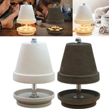 Maxbell Maxbell Heater Lamp Light Warmer Tea Light for Living Room Cafe Birthday Gifts White