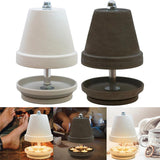 Maxbell Maxbell Heater Lamp Light Warmer Tea Light for Living Room Cafe Birthday Gifts White