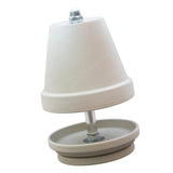 Maxbell Maxbell Heater Lamp Light Warmer Tea Light for Living Room Cafe Birthday Gifts White