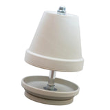 Maxbell Maxbell Heater Lamp Light Warmer Tea Light for Living Room Cafe Birthday Gifts White