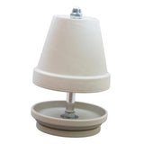 Maxbell Maxbell Heater Lamp Light Warmer Tea Light for Living Room Cafe Birthday Gifts White