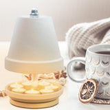 Maxbell Maxbell Heater Lamp Light Warmer Tea Light for Living Room Cafe Birthday Gifts White