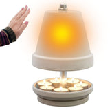 Maxbell Maxbell Heater Lamp Light Warmer Tea Light for Living Room Cafe Birthday Gifts White