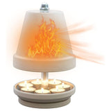Maxbell Maxbell Heater Lamp Light Warmer Tea Light for Living Room Cafe Birthday Gifts White