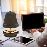 Maxbell Maxbell Heater Lamp Light Warmer Tea Light for Living Room Cafe Birthday Gifts Black