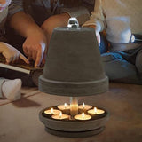 Maxbell Maxbell Heater Lamp Light Warmer Tea Light for Living Room Cafe Birthday Gifts Black