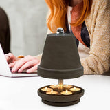 Maxbell Maxbell Heater Lamp Light Warmer Tea Light for Living Room Cafe Birthday Gifts Black