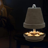 Maxbell Maxbell Heater Lamp Light Warmer Tea Light for Living Room Cafe Birthday Gifts Black