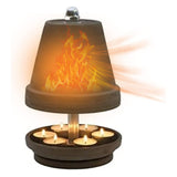 Maxbell Maxbell Heater Lamp Light Warmer Tea Light for Living Room Cafe Birthday Gifts Black