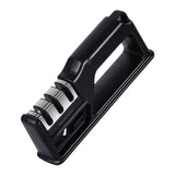 Maxbell Knife Sharpener Tool Coarse Fine Polishing Sharpening Slot Kitchen Tool Black