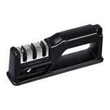 Maxbell Knife Sharpener Tool Coarse Fine Polishing Sharpening Slot Kitchen Tool Black