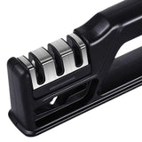 Maxbell Knife Sharpener Tool Coarse Fine Polishing Sharpening Slot Kitchen Tool Black