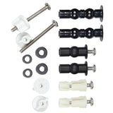Maxbell Maxbell Replacement Toilet Seat Screws Expanding Nuts Screws Mount Hardware Fixtures