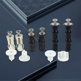 Maxbell Maxbell Replacement Toilet Seat Screws Expanding Nuts Screws Mount Hardware Fixtures