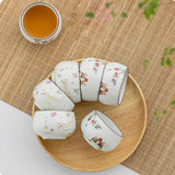 Maxbell Maxbell Creative Ceramic Tea Cup Pretty Beautiful Ceramic Mugs for Living Room style A