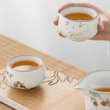 Maxbell Maxbell Creative Ceramic Tea Cup Pretty Beautiful Ceramic Mugs for Living Room style A