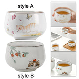 Maxbell Maxbell Creative Ceramic Tea Cup Pretty Beautiful Ceramic Mugs for Living Room style A
