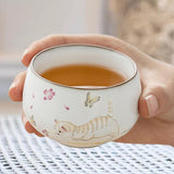 Maxbell Maxbell Creative Ceramic Tea Cup Pretty Beautiful Ceramic Mugs for Living Room style A