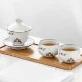 Maxbell Maxbell Creative Ceramic Tea Cup Pretty Beautiful Ceramic Mugs for Living Room style B
