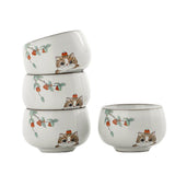 Maxbell Maxbell Creative Ceramic Tea Cup Pretty Beautiful Ceramic Mugs for Living Room style B