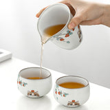 Maxbell Maxbell Creative Ceramic Tea Cup Pretty Beautiful Ceramic Mugs for Living Room style B