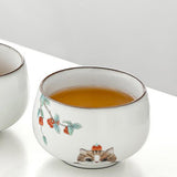 Maxbell Maxbell Creative Ceramic Tea Cup Pretty Beautiful Ceramic Mugs for Living Room style B