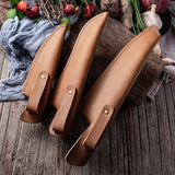 Maxbell Universal Knife Sheath Durable PU Leather Foldable for Chef Knife B