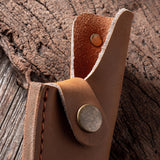 Maxbell Universal Knife Sheath Durable PU Leather Foldable for Chef Knife B