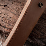 Maxbell Universal Knife Sheath Durable PU Leather Foldable for Chef Knife B
